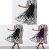 Elegant Summer Chiffon Dress Set With Floral Print For Office Wear