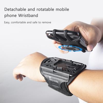 Outdoor-Sport-Armband-Telefonhalter für iPhone 12 11 Pro Samsung Huawei Abnehmbarer rotierender Armband-Handyhalter-Armtasche