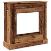 Old Wood Fireplace Surround 90x30x90 Cm Engineered Wood