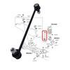 Front Stabilizer Link L/R for Changan CS55 PLUS S201 S203 UNI-T S202 54830-B3000 Sway Bar Link