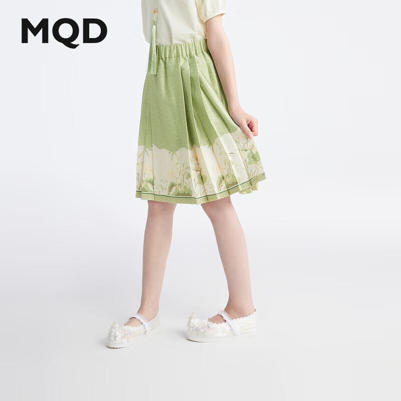 MQD Girls  Summer Lotus Horse-Face Skirt 120cm