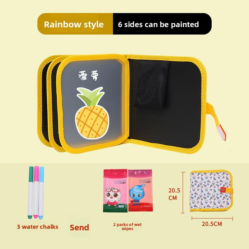 Children's Drawing Board Erasable Painting Book Coloring Water Chalk Cartoon Household Multi-functional Graffiti Drawing Board