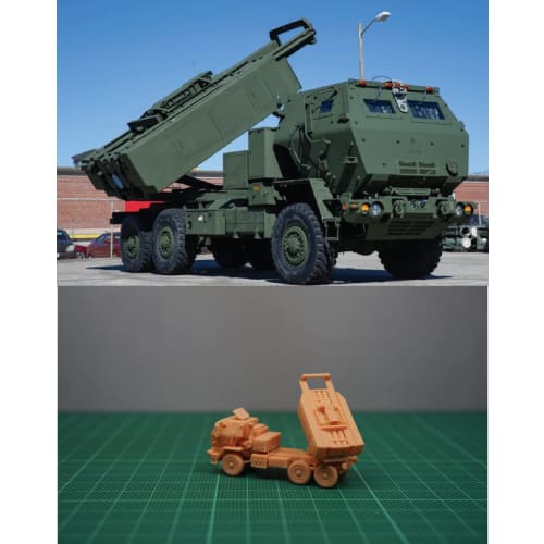 Kamiya Model 1/144 USA M142 HIMARS Rocket Launcher Resin Kit