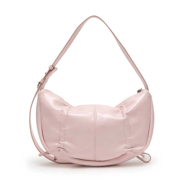 Matin Kim HALF SHIRRING RIBBON ROUND BAG - 6 Colors