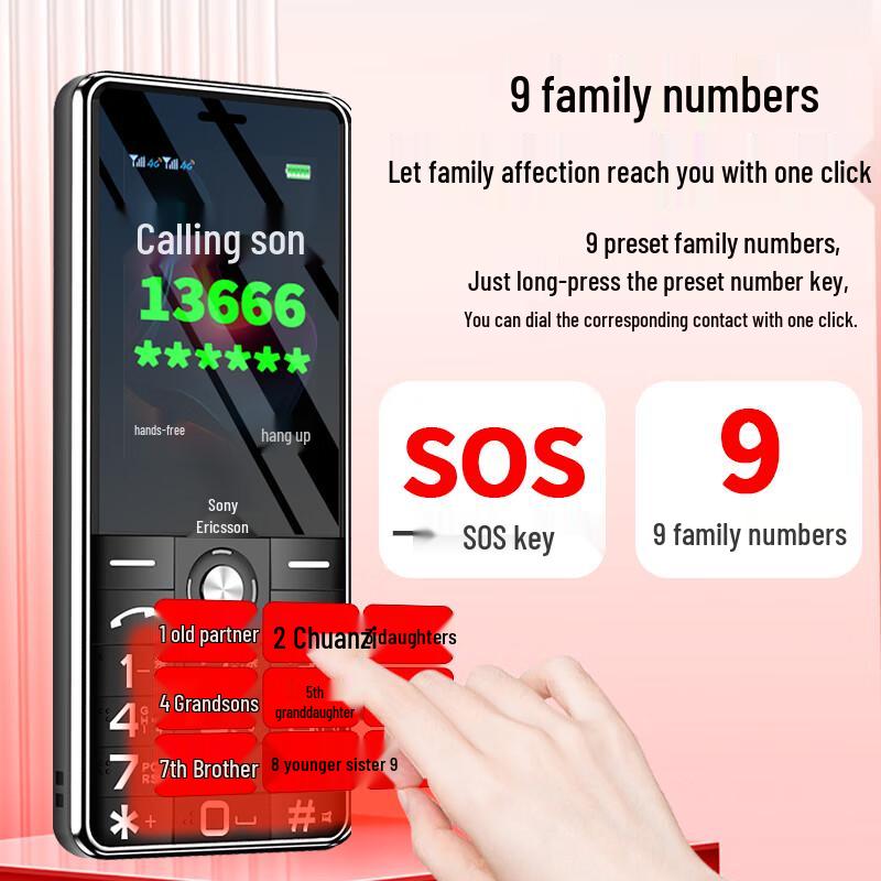 Soaiy T6 4G Senior Mobile Phone (CN version)