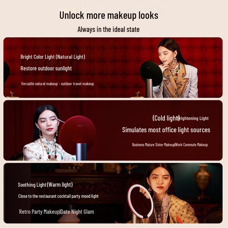 MiGuang O Series 2 Smart LED Makeup Mirror CN plug (adapter included)