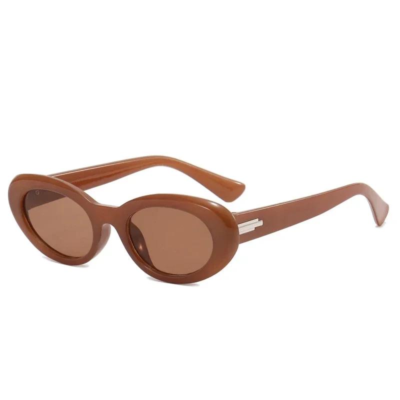 

Fashion Oval Sunglasses Luxury Women Brand Designer Vintage Sun Glasses Female Travel Retro Shade UV400 Eyewear Lentes De Sol multi коричневый
