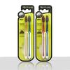 Smiling Face Carbon Gold Ultra Soft Toothbrush 4-Pack