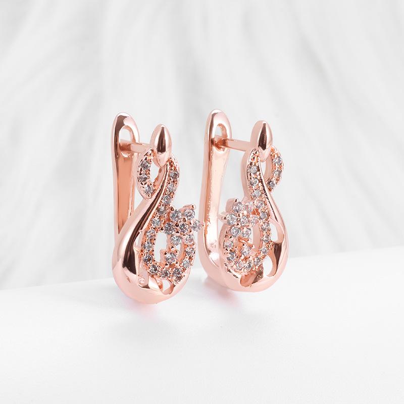 1 Pair of New Fashionable Women's Personalized Trendy Creative Design Water Droplet Earrings Casual Party