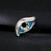 Blucome Mode High-End-Auge Brosche Persönlichkeit Wild Abalone Shell Frauen Pin