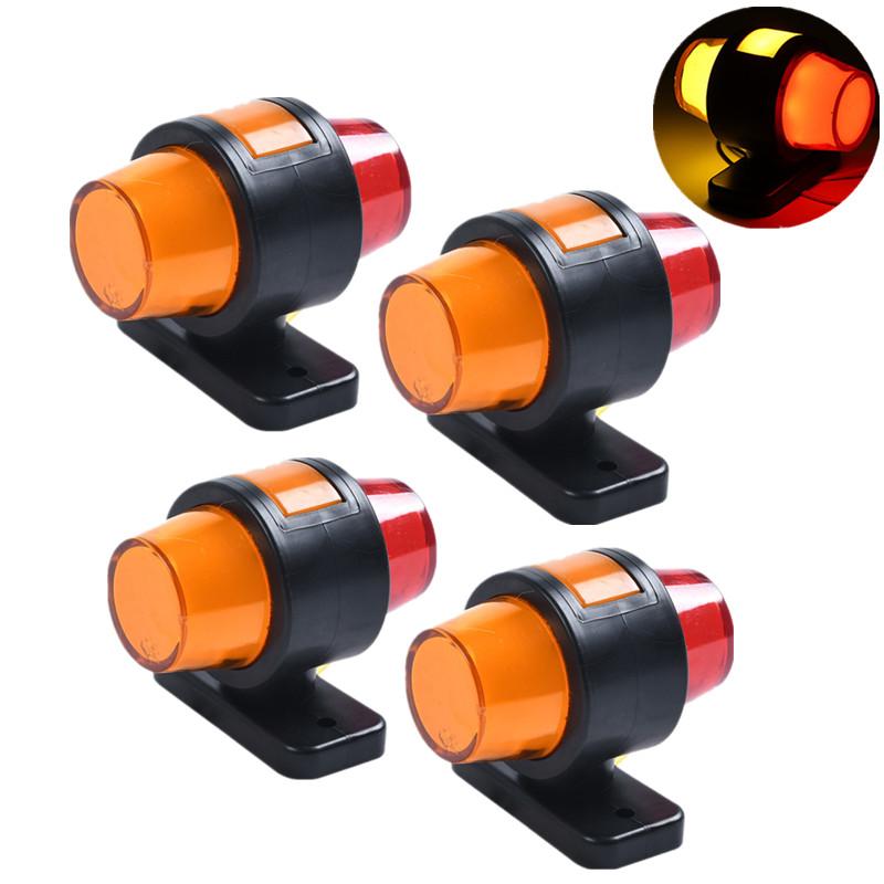 4PCS LED Truck Lamps 12V 24V Outline Side Marker Lights for Trailer Tail Light  Waterproof LED Car Indicator Lamps Truck Parts