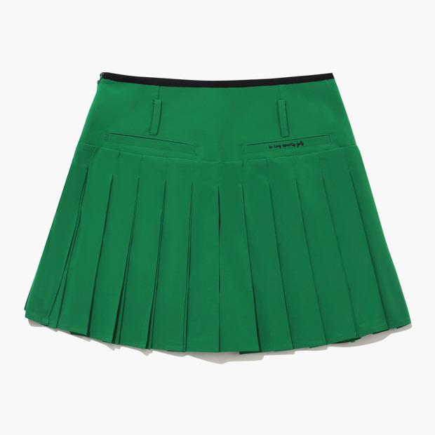 LECOQ GOLF Women'S Layered Pleated Skirt (Gq222Lsk43)