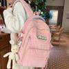 Children Elementary School Girls Junior High School Corduroy Backpack Middle School College Backpack