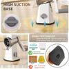 Multi-Function Rotary Cutter, Veggie Slicer, Cheese Shredder, 3-In-1 Interchangeable Blades Rotary Grinder With Hand Crank