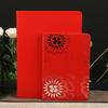 Red Retro Inner Page Diary - Notebook for Students & Wedding Records