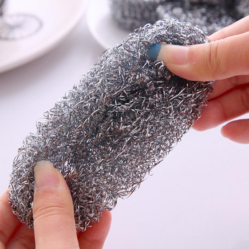 5/10/20Pcs Stainless Steel Cleaning Ball Brushes Household Cleaning Tool Cleaning Balls Kitchen Utensils High Quality Tools