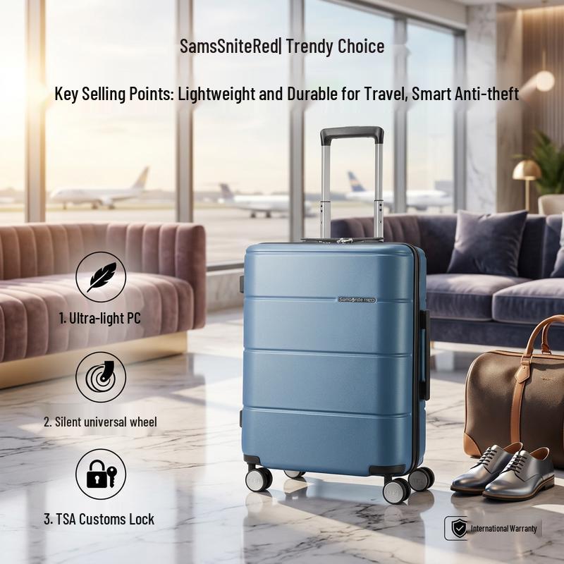 Чемодан-спиннер Samsonite PC Hardside