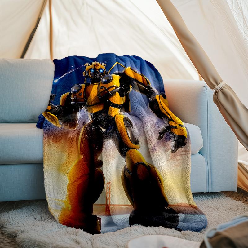 Bumblebee Printed Throw Blanket—lightweight,soft,warm;versatile Blanket for All Seasons—perfect As &air-conditioning Throw,nap Blanket