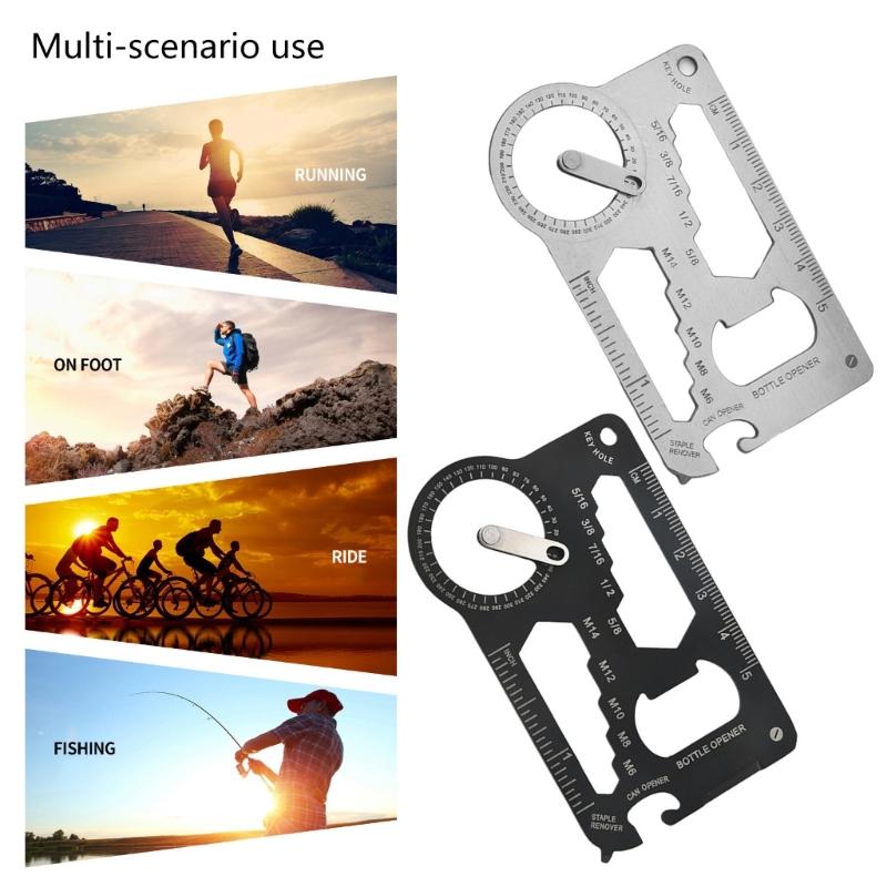 Compacts Measuring Tool Combines Protractors Rulers and Angled Gauges Steel Construction