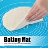 Household Silicone Non-Stick Baking Mat with Scales Rolling Dough Pad Kitchen Baking Tools(Blue
