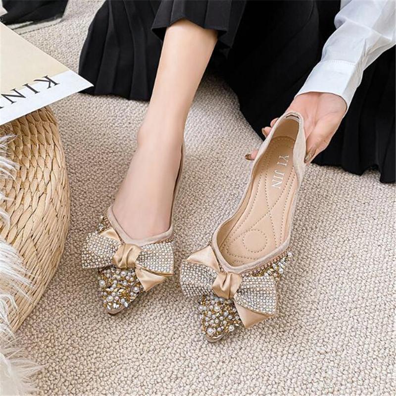 2024 New Arrival Women's Flats Beautiful Fashion Summer Shoes Flat Ballerina Comfortable Casual Women Shoes Large Size 35-43