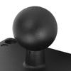 Universal 1 Inch Ball Mount Aluminum Alloy and Rubber with AMPS Square Plate Ball Base Black Ball Adapter Kayaks