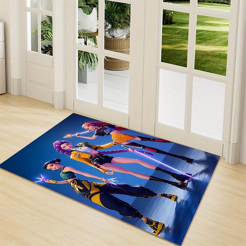 Light Saber Duel Carpet Rug Soft Washable Antislip Home Living Room Sofa Mats Personalized Christmas Rug