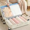 No Need Air Pump Travel Roll-Up Compression Bags Reusable Vacuum Storage Bag Saves 80% Of Storage Space Roll-Up Compression