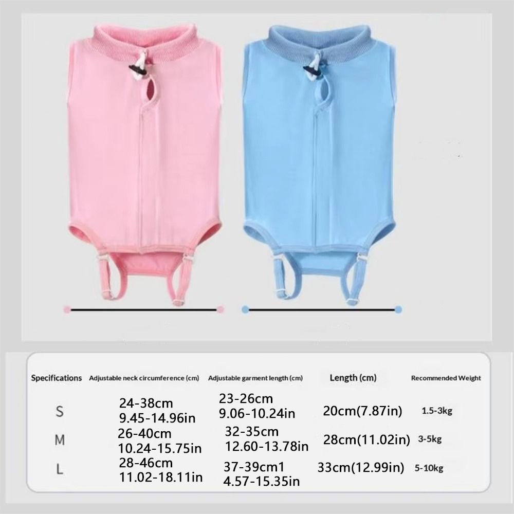 Comfortable Cat Recovery Suit Soft Cat Jumpsuit Pet Clothing Cat Sterilization Suit Pet Supplies