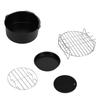 Fryer Accessories Pizza Pan Cake Pan Silicone Pad Skewers Grill Rack Baking Tray for 7in Fryer