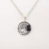 Natürlicher Schwarzer Onyx Edelstein 925 Sterlingsilber Schmuck Partywear Anhänger 1,29'' CP-39-18