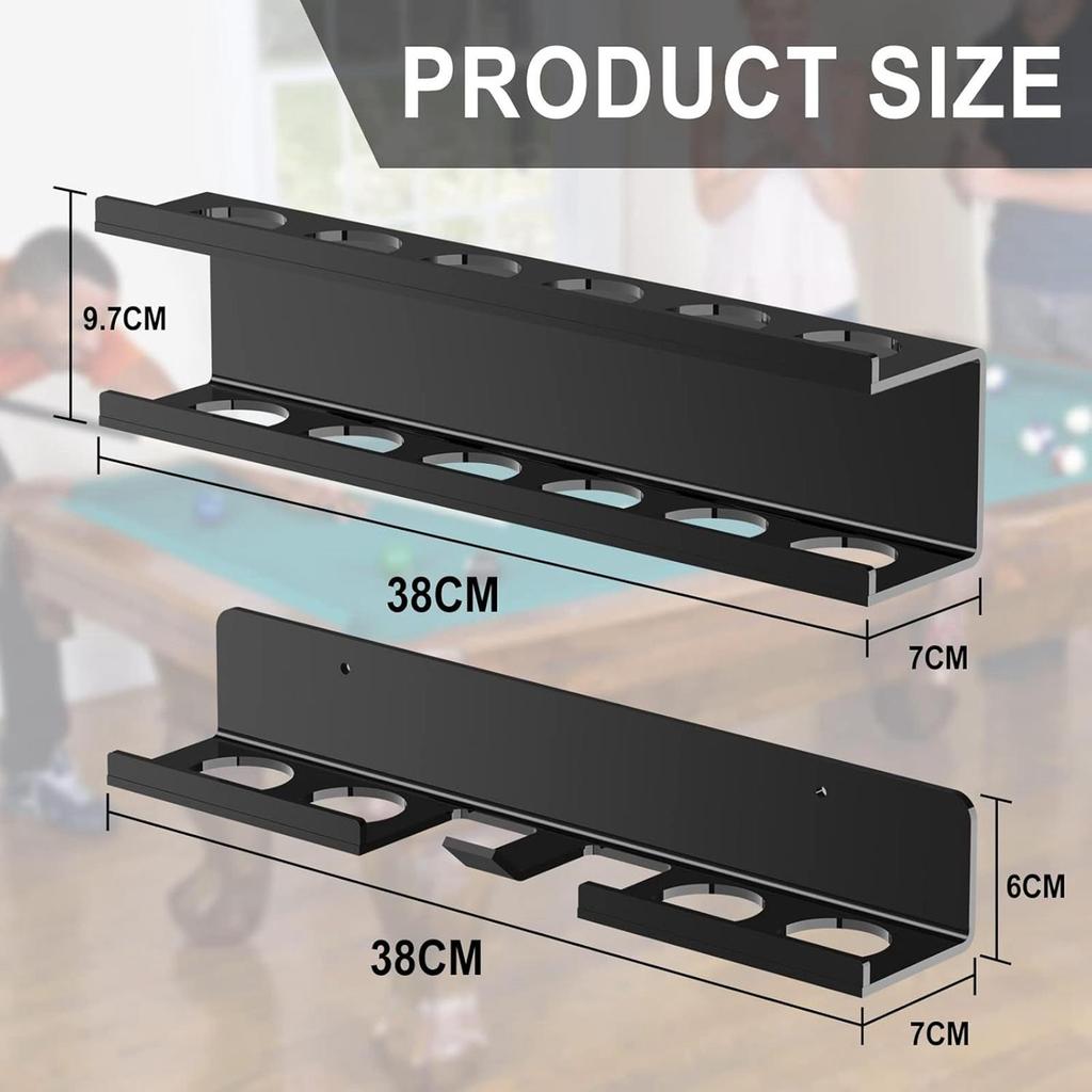 Acrylic Billiard Ball Holder for Wall Mounting, Professional, Stable, Quick Installation