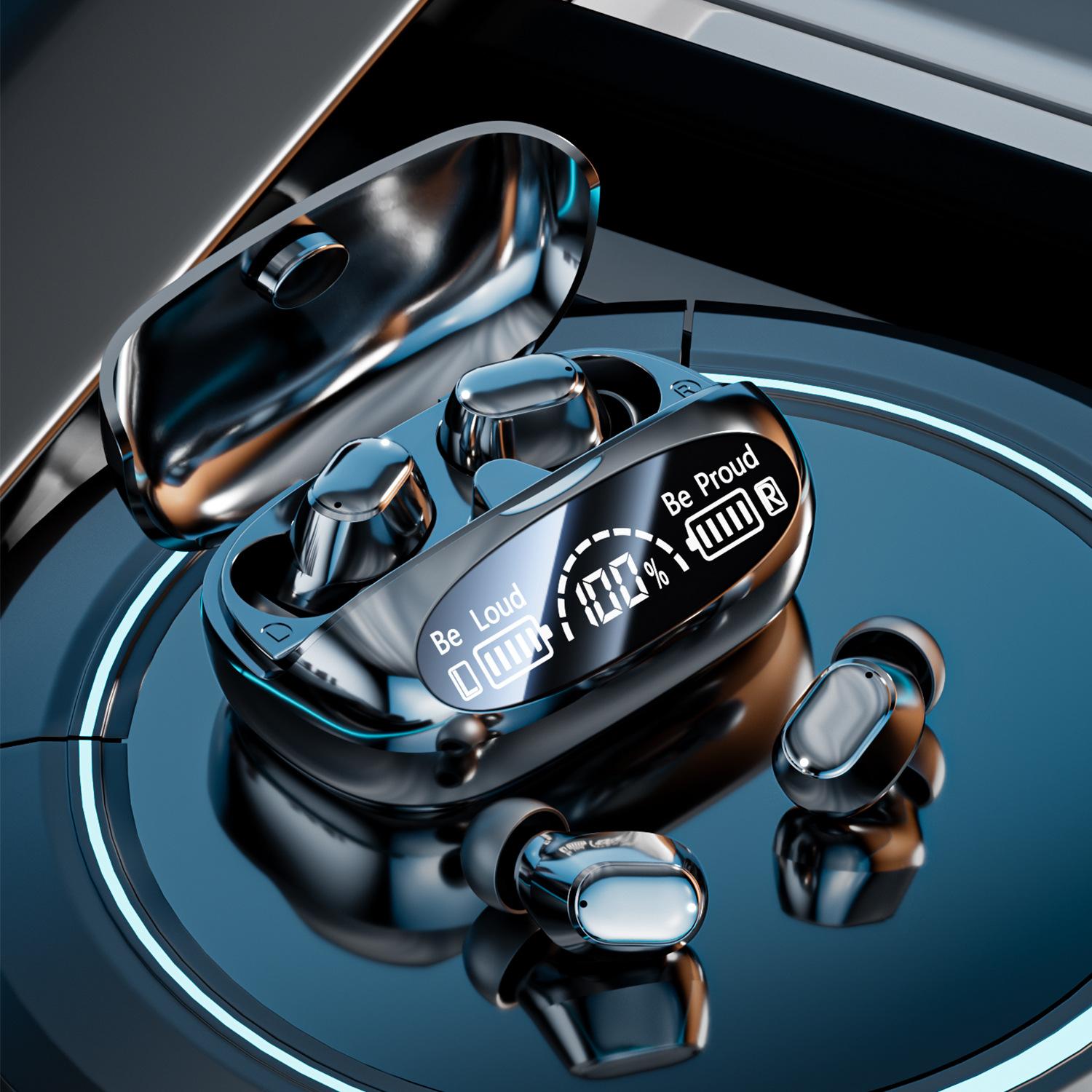

JYL TS 2025 Bluetooth-навушники M205 Версія 6.0 Шумозаглушення для сну Напіввкладиші колір синій белл