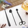 3-in-1 Edelstahl Kerzenzubehör-Set, , Dochtschneider für Liebesgeschenk