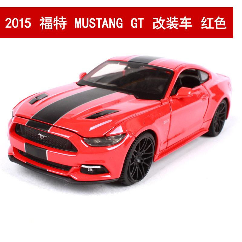 Maisto 1:24 Ford Mustang GT 2015 Modified Alloy Car Diecasts & Toy Vehicles Car Model Miniature Scale Model Car Toy For Children