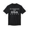 USA Made 'My Pronouns Are USA Patriotic T-Shirt - American Pride Tee for July 4th, Veterans Day, and Everyday Wear T-Shirt Midweight T-shirt