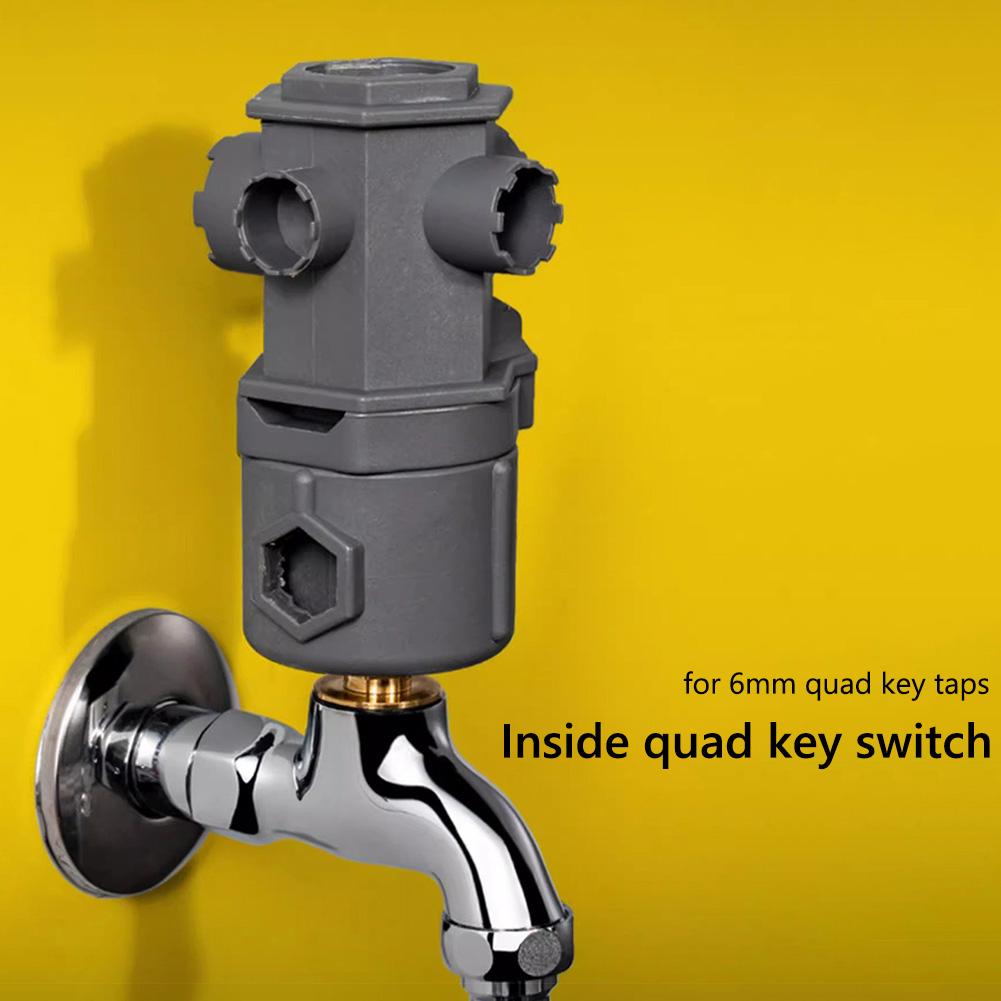 All-In-One Wrench Tool Set Installer Wrench Faucet Wrench Multi-Function Spanner for Kitchen Bathroom Tap Water Leakage