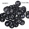 Plastic Beehive Tags 3.5CM Number Plate Beehive Mark Board Tag  Bee Hive Mating Box Mark