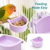 Feeder Small Bird Food Bowl, In- Hanging Dish For, Hanging Bird Trough Feeder