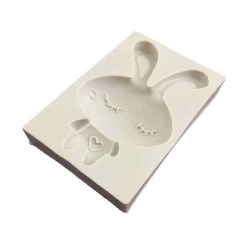 1 Pcs Bunny Shape Silicone Cake Mold Kitchen Baking For Chocolate Pastry Candy Soap Fondant
