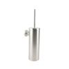 Toilet Brush and Holder Set Stainless Steel Base Wall Mounted Toilet Bowl Brush with Spill Proof Cover