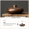 Vase en Céramique Wabi-Sabi Zen pour Fleurs Sèches - Support Décoratif Rétro