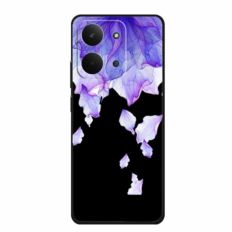 For Redmi 15C 4G Case 15 C Cartoon Cat Black Silicone Soft TPU Phone Case For Xiaomi Redmi 15C Back Cover Cases Redmi15C 6.9"