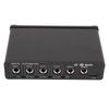 4 In 2 Out Sound Mixer 6.35mm Stereo Mono Channel Switching Independent Control Mixer for