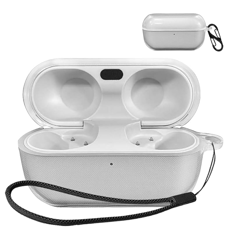 

For Technics EAH-AZ100 for case Cover [JIAYJP] Technics correspondence Earphone full protective cover transparent TPU cover charging case cover Fall