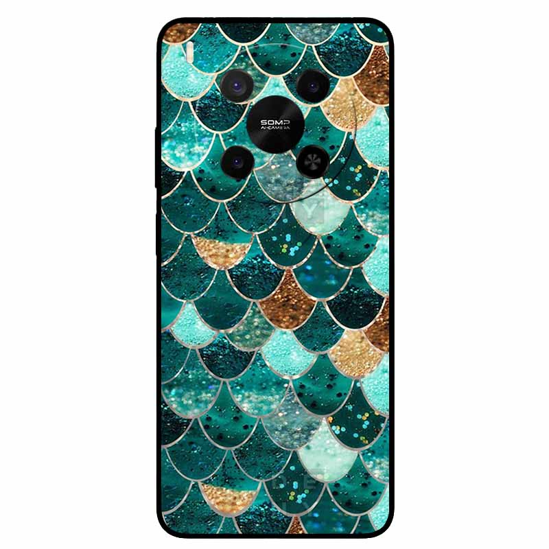 For ZTE Blade V70 Max Case Lion Cat Black Soft Silicone Fashion Phone Cases For Nubia V70 Max Protective TPU Coque Blade V70 Max