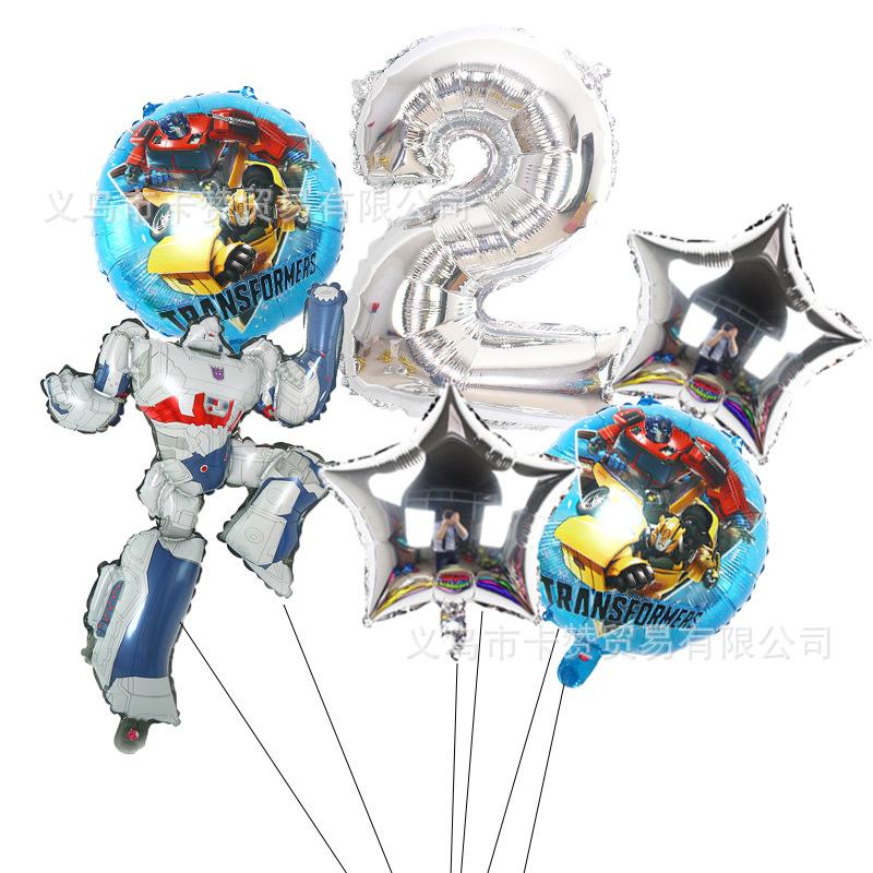 6 ks fóliové balónky narozeninový motiv Party dekorace Potřeby pro miminko Chlapecké děti Hračky Air Globos
