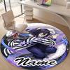 Personalized Demon Slayer Round Chair Office Rug - Perfect for Mat, Office Chair & More - Ideal Gift for Birthdays and Holidays