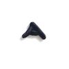 1.5cm Black Artistic Script Embroidered Letters Iron-On Patches - Set of 26
