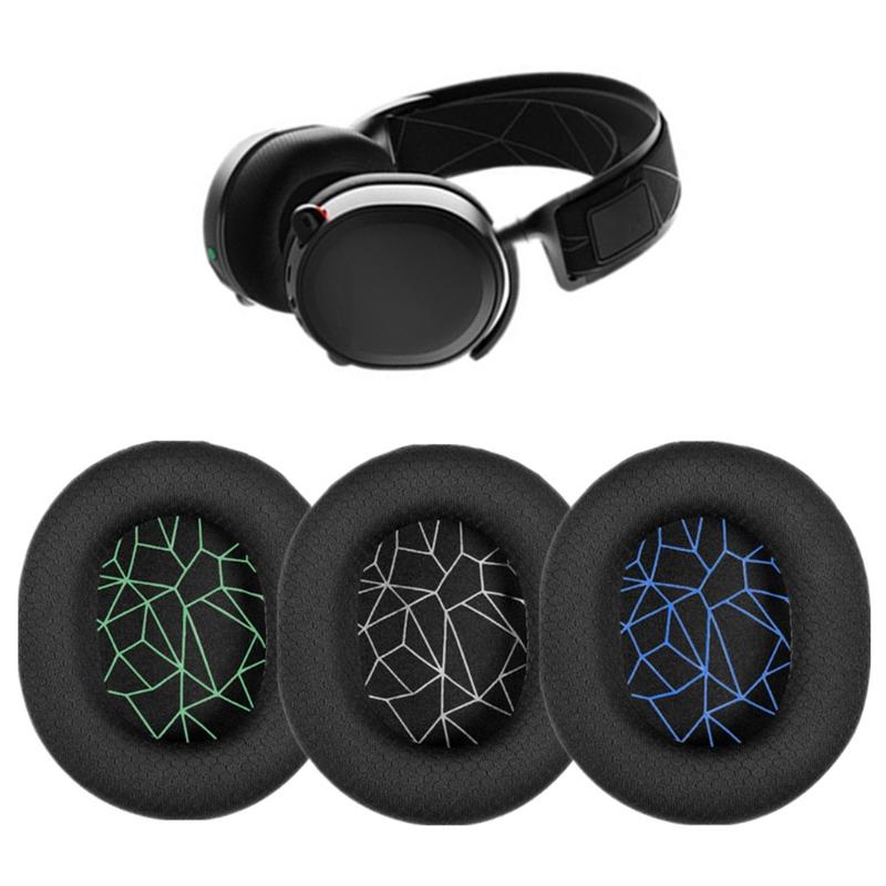 1Pair Ear Pads For Arctis 3 5 7 Pro Lossless Headphones Elastic Foam Earpads Ear Pads Sponge Cushion Replacement